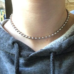 brandy silver necklace